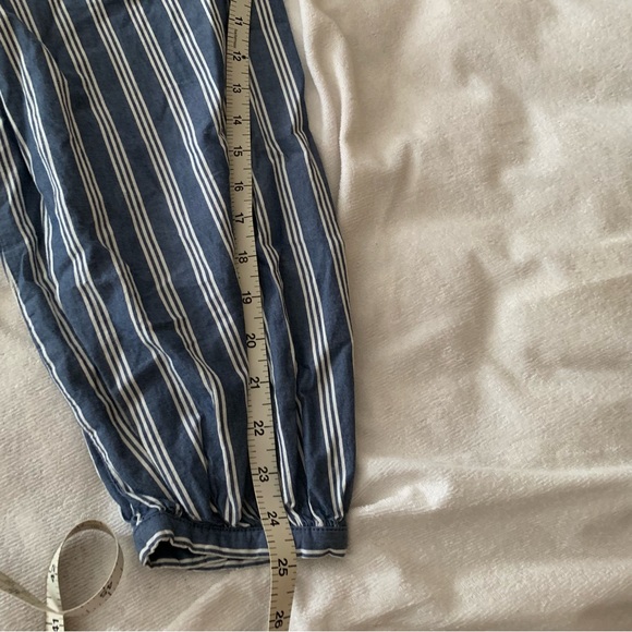 Old Navy Blue and White Striped Midi Dress - Picture 8 of 8